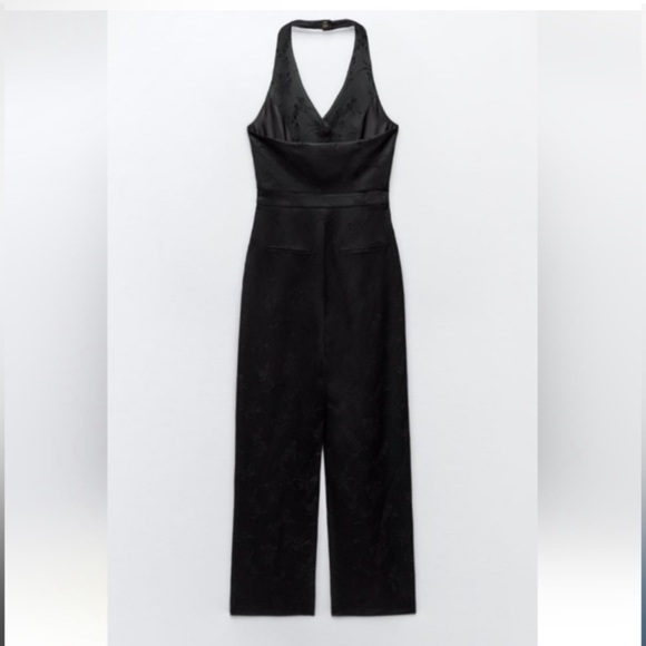 Zara Jacquard Vest Jumpsuit - Picture 10 of 14